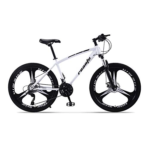 Mountain Bike : Bike, 30 Speed All-Terrain Bicycle, 24 / 26" Mountain Bike, with Adjustable Seat and High-Carbon Steel Frame, for Adults, Anti-Slip, Double disc Brake / A / 159x93cm