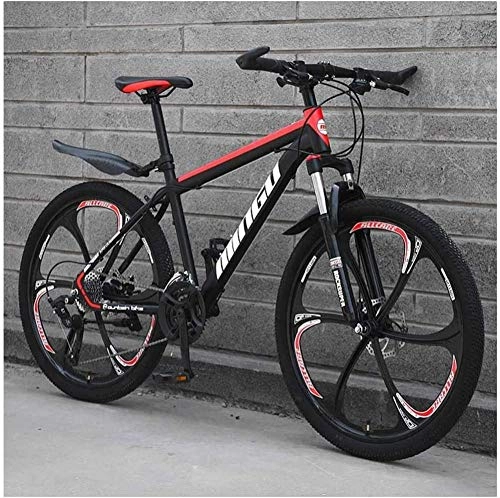 Mountain Bike : Bikes for Adults, Mountain bikes men 26 inch high-carbon steel hardtail mountain bike mountain bike with suspension front adjustable seat 21 speed-C_24 Inch 27 speed