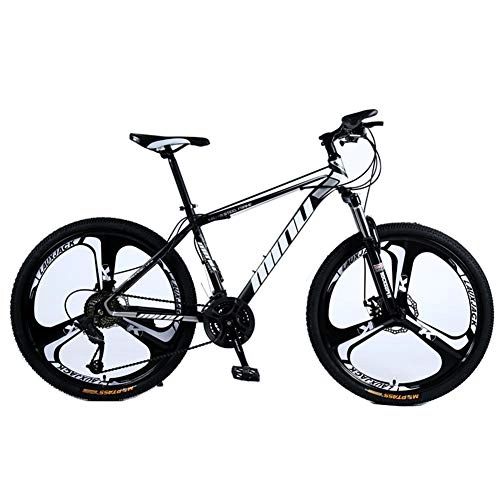 Mountain Bike : Caige 26 Inch Wheel Mountain Bike High-Carbon Steel Hardtail Bicycles 21 Speed, 24 Speed, 27 Speed, 30 Speed Bike Kit, B, 24 speed