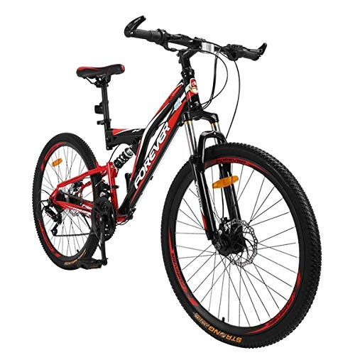 Mountain Bike : Cheapest Folding 26" Wheel Mountain Bike, 24 Speed Small 16" Steel Frame, Unisex, City Commuter Bicycles, Black, 24