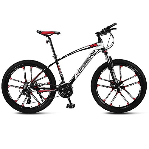 Mountain Bike : Chengke Yipin Outdoor mountain bike 26 inch mountain bike-Black red_27 speed