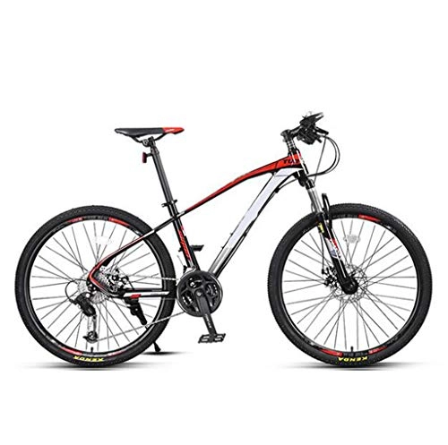 Mountain Bike : CHERRIESU Mountain Bike 26 inch 27-Speed Lightweight Mountain Bicycles Strong Alloy Frame with Disc brake Adult Mens / Womens, A