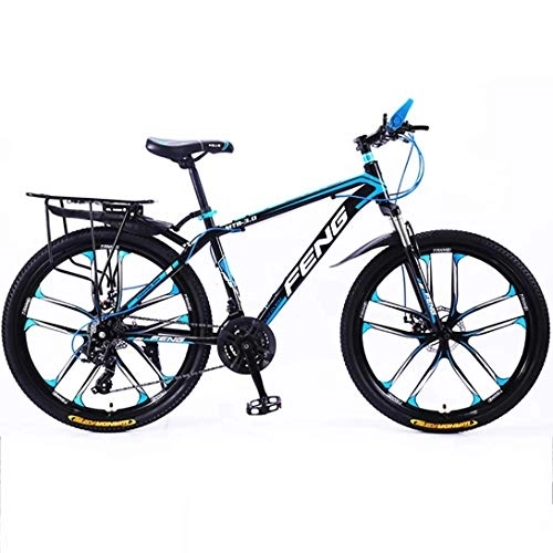Mountain Bike : CHHD Variable Speed Shock-absorbing Mountain Bike 26-inch Cross-country Aluminum Alloy Male And Female Students, 21-speed / 27-speed