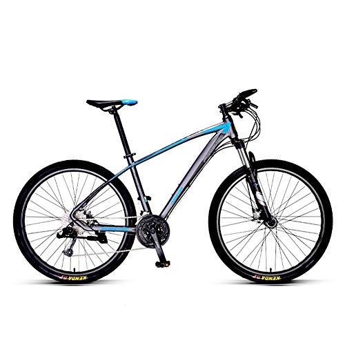 Mountain Bike : CHJ 27.5 inch mountain bike, 33-speed hard tail bike with aluminum alloy frame and oil brake, suitable for taller driving (175-195cm), A, 27.5