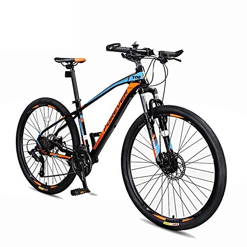 Mountain Bike : CHJ Mountain Bike Adult 27-Speed Male Off-Road Racer with 27.5-Inch Aluminum Alloy Frame, Suitable for 176-195Cm Riders