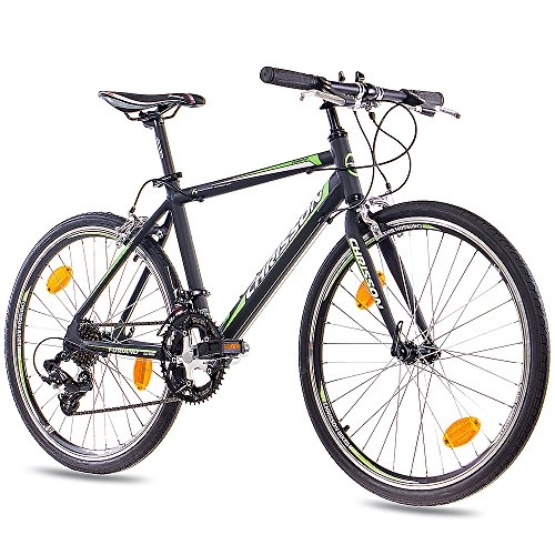 Mountain Bike : CHRISSON '24Inch Unisex Road Bike Youth Bike Bicycle Furiano with 14G Shimano A070Black