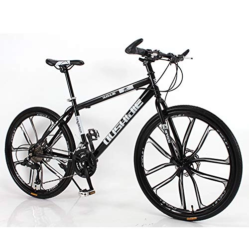 Mountain Bike : CJF 26 Inch Mountain Bicycle Lightweight Road Bike with 21 Speed & Double Disc for Travel Outdoor, A