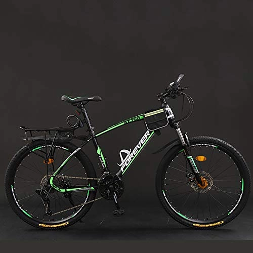 Mountain Bike : CJF Adult Mountain Bike 26 Inch Outroad Bicycles with Dual Disc Brakes for Adult, Men, Women(21-Speed, 24-Speed, 27-Speed, 30-Speed), D, 21 speed