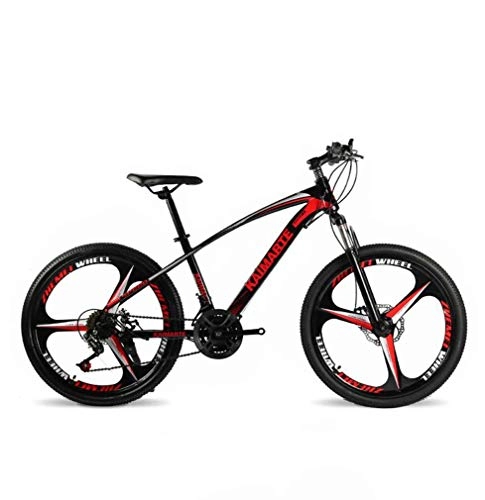 Mountain Bike : Cloth-YG 26 Inch Adult Mountain Bike, Double Disc Brake Bikes, Beach Snowmobile Bicycle, Upgrade High-Carbon Steel Frame, Aluminum Alloy Wheels, Red, 21 speed
