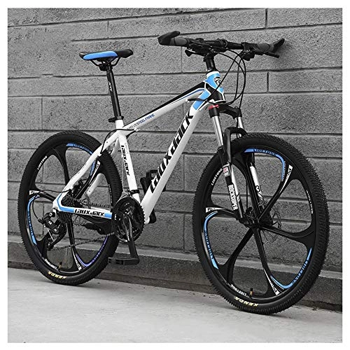Mountain Bike : COSCANA Mountain Bike 26 Inch 21-30 Speed ​​Bicycle, MTB With Dual Disc Brakes, Front Suspension, Mountain Bikes for Adult and TeensBlue-30 Speed
