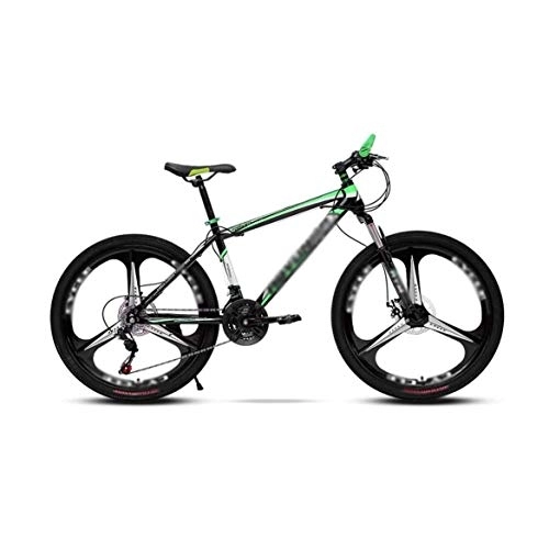 Mountain Bike : COUYY Bicycle Mountain Bike 21 / 24 Speed with Double Disc Brake, high-carbon steel Adult MTB, Hardtail Bicycle with Adjustable Seat, Blue, 21 speed