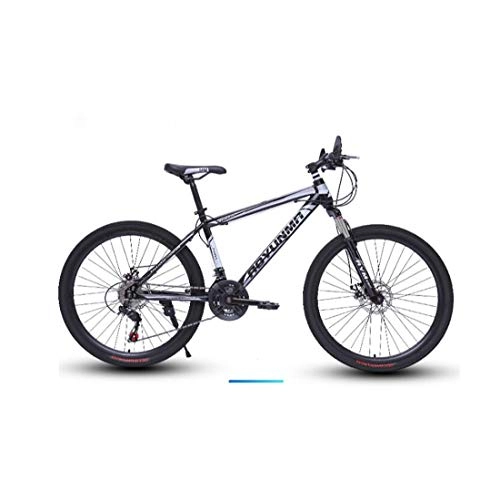 Mountain Bike : CPY-EX 26 Inch Adult Mountain Bike, Double Disc Brake Bikes, Beach Snowmobile Bicycle, Upgrade High-Carbon Steel Frame, Aluminum Alloy Wheels, D, 24