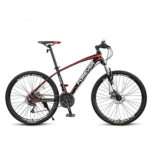 Mountain Bike : CPY-EX 26Inch Wheels Mountain Bikes for Men Women, Front Suspension Adults Mountain Trail Bike, Anti-Slip Dual Disc Brake Bicycle, 24 Speed, B