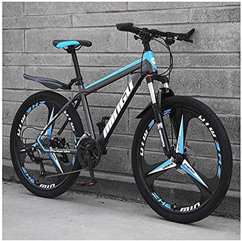 Mountain Bike : CXY-JOEL 26 inch Men s Mountain Bikes High-Carbon Steel Mountain Bike Mountain Bicycle with Front Suspension Adjustable Seat A3 27 Speed-30 Speed_B5, A3