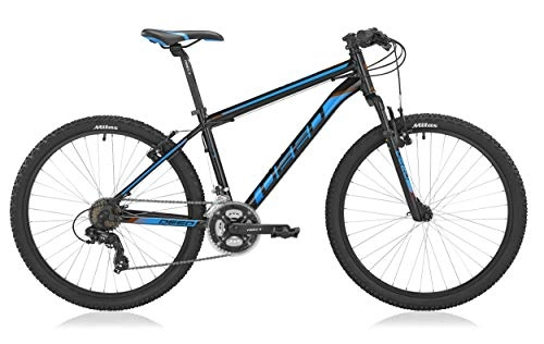 Mountain Bike : Deed Hoop 26 Inch 35 cm Men 21SP Rim Brakes Black / Blue