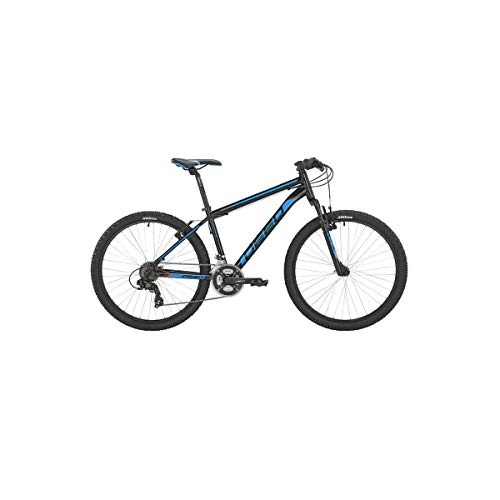 Mountain Bike : Deed Hoop 26 Inch 40 cm Men 21SP Rim Brakes Black / Blue