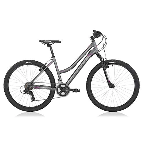 Mountain Bike : Deed Hoop 26 Inch 43 cm Woman 21SP Rim Brakes Grey