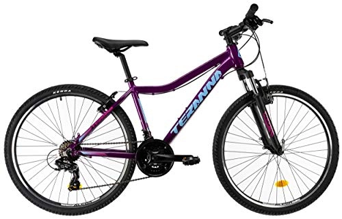 Mountain Bike : DHS Teranna 2622 26 Inch 40 cm Woman 21SP Rim Brakes Purple
