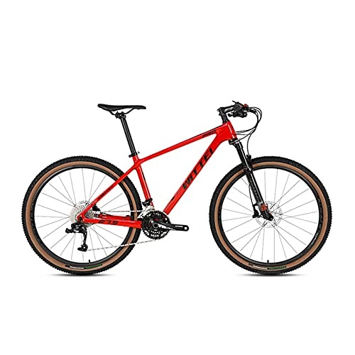 Mountain Bike : DSENIW 27.5 / 29 Inch Mountain Bike for Adult And Youth, 30 Speed Lightweight Mountain Bikes, Hydraulic Brake, Mens Frame Sizes, Multiple Colors, Red, 27.5 * 15 inch