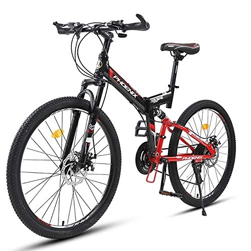 Mountain Bike : DULPLAY Unisex Mountain Bike, Adjustable Seat High-carbon Steel 24 Speed Road Bicycles, Utility City Bicycle B 24 Inch
