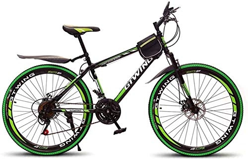 Mountain Bike : ETWJ Mountain Bike, Road Bicycle, Hard Tail Bike, 26 Inch 21 Speed Bike, Adult Student Bike, Double Disc Brake Bicycle (Color : D)