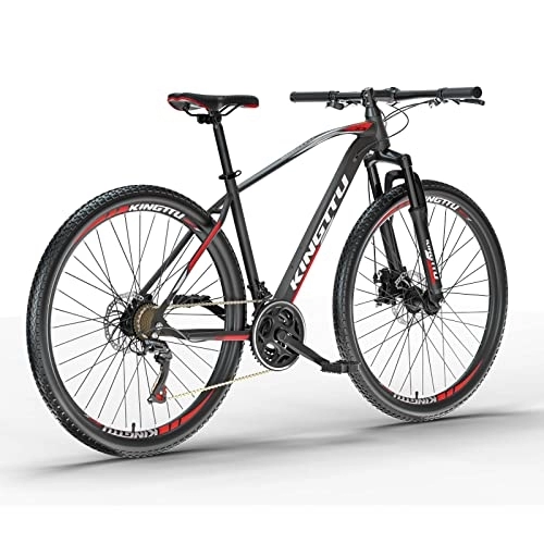 Mountain Bike : Eurobike 29 Inch Mountain Bike, Large Size 19 Inch Frame Mens Mountain Bike (RED)