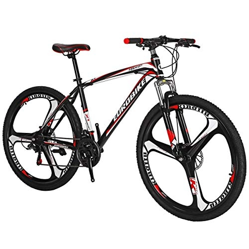 Mountain Bike : Eurobike Mountain Bicycles 3 Spoke Wheel 27.5 inch Wheel X1 (red)