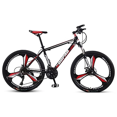 Mountain Bike : FAXIOAWA Mountain Bike, Adult Offroad Road Bicycle 24 Inch 21 / 24 / 27 Speed Variable Speed Shock Absorption, Teenage Students, Men and Women Sports Cycling Racing Ride 10wheels- 24 spd (Bk rd 3wheels)
