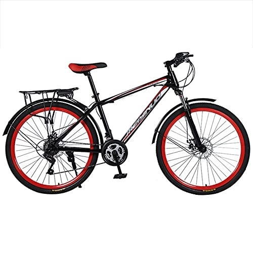 Mountain Bike : FETION Children's bicycle 26 inch Mountain Bike, MTB Bicycle Adjustable Seat 21 Speeds Drivetrain Cycling Urban Commuter City Bicycle with Disc-Brake / 8577 (Size : 26inch21 speed)