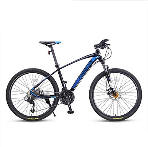 Mountain Bike : Fslt New Brand Aluminum alloy frame 27 / 33 speed disc brake mountain bike outdoor sport downhill bicicleta MTB Quality bicycle-black_blue_33_speed