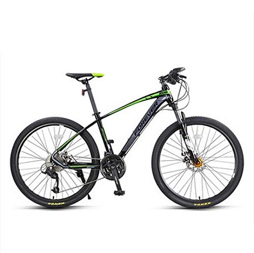 Mountain Bike : Fslt New Brand Aluminum alloy frame 27 / 33 speed disc brake mountain bike outdoor sport downhill bicicleta MTB Quality bicycle-grey_green_27_speed