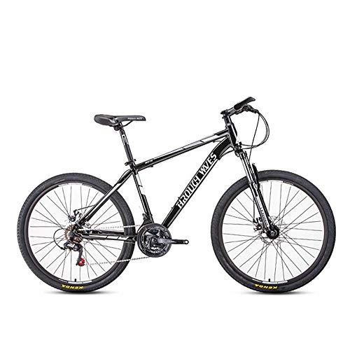 Mountain Bike : FZC-YM 26 Inch 21-Speed Mountain Bike Bicycle Adult Student Outdoors Sport Cycling Road Bikes Exercise Bikes Full Suspension MTB Gears Dual Disc Brakes Mountain Bicycle E
