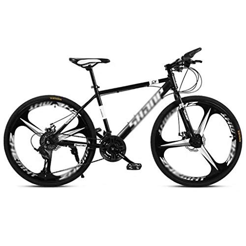 Mountain Bike : GAOTTINGSD Adult Mountain Bike Mountain Bike Road Bicycle Men's MTB 21 Speed 24 / 26 Inch Wheels For Adult Womens (Color : Black, Size : 24in)