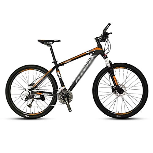 Mountain Bike : GEXIN Mountain Bike 27.5 Inch Aluminum MTB Bicycle with Suspension Front Fork, Disc Brake, Urban Commuter City Bicycle, Black (27 speed)