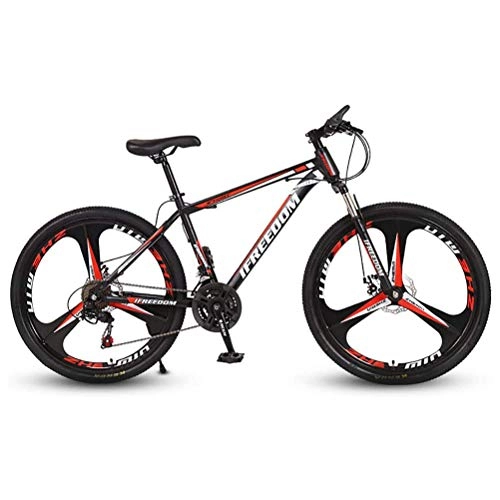 Mountain Bike : GOLDGOD Foldable Adult Mountain Bike, Carbon Steel Mtb Bicycle with Full Suspension Dual Disc-Brake Mountain Bicycle City Bicycle for Men Women, 26 inch, 30 speed