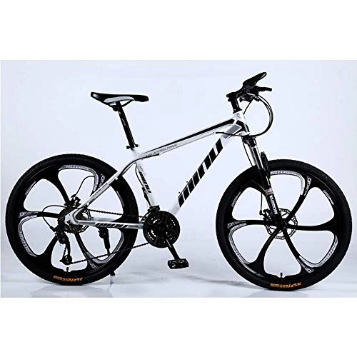 Mountain Bike : GuoEY Adult Mountain Bike 26 Inch 21 Speed One-Wheel Off-Road Variable Speed Bicycle Male Student Shock Absorber Bicycle, High Strength Thickened Load, Strong And Stable, A3