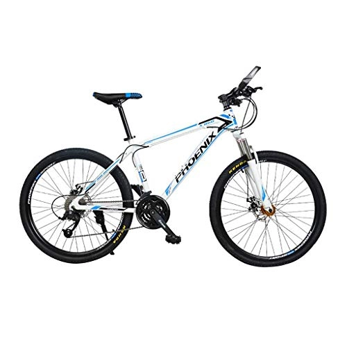 Mountain Bike : GXQZCL-1 26inch Mountain Bike, Aluminium Alloy Mountain Bicycles, Double Disc Brake and Front Suspension, 24 / 27 Speed MTB Bike (Color : 27 Speed)