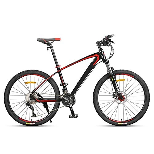 Mountain Bike : haozai Mountain Bike, Double Bow Seat, All Aluminum Pedals, Mechanical Double Disc Brake, 33-speed Variable Speed Finger Dial, 26 Inch Bike