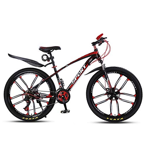 Mountain Bike : Hardtail Racing Mtb, Off-road Variable Speed Mountain Bike For Adult Ladies, Front Fork Suspension Disc Brake Mountain Bicycle, 24 Speed C 24