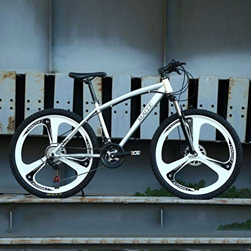 Mountain Bike : HEFYBA Mountain Bike for Men 26inch Carbon Steel Mountain Bike 21 Speed Bicycle Full Suspension MTB