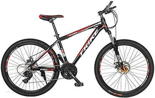 Mountain Bike : HFFFHA 26 Inch Bikes For Adults, mountain Bike Power System Mechanical Disc Brakes Lock Front Fork Shock Mountain Ebike Bicycles For Mens Women (Size : 27 speed)