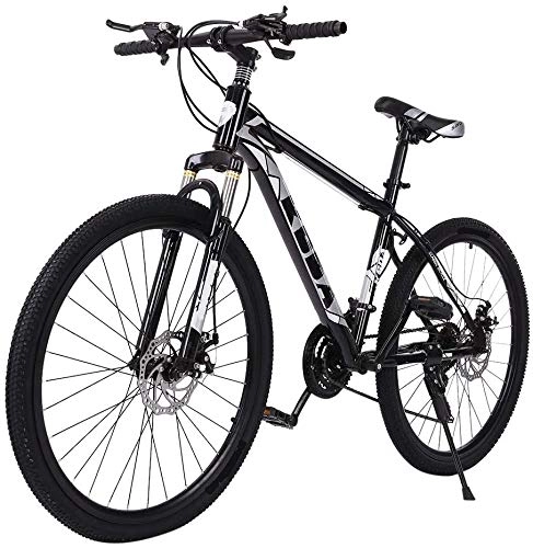 Mountain Bike : HFM Mountain Bikes Aluminum Full Mountain Bike, Mountain 26 inch 21-Speed Bicycle Mountain Bicycle