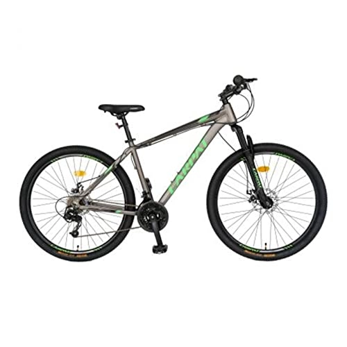 Mountain Bike : HGXC Mountain Bike with Lock-Out Suspension Fork Aluminum Frame Road Bike MTB Bicycle Anti-slip Tire for Men Women Adult Youth (Color : Gray)