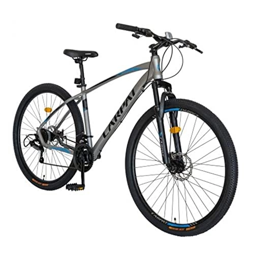 Mountain Bike : HGXC Mountain Bike with Suspension Fork 26 Inch Nomal Spokes Wheels UpdatedDisc Brake MTB Bicycle for Men Women Adult (Color : Gray)