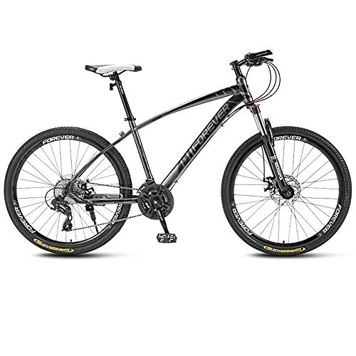 Mountain Bike : HHHKKK Mountain Bikes Ladies Bikes Bikes for Adults High-carbon Steel Hardtail Mountain Bike, 21 / 24 / 27 / 30 Speed, Lockable Thickened and Long Shock-Absorbing Front Fork