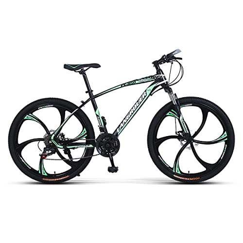 Mountain Bike : HHKAZ Adult Mountain Bike, 24 / 26 Inch Wheels, Sports Bike For Men And Women Outdoor Riding, 27 Speed Front And Rear Disc Brakes
