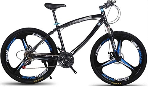 Mountain Bike : HongLianRiven BMX 26 Inch 21 / 24 / 27 Speed Mountain Bike For Men And Women, Dual Disc Brakes, Student Gift Bike 7-10 (Color : 1, Size : 21Speed)