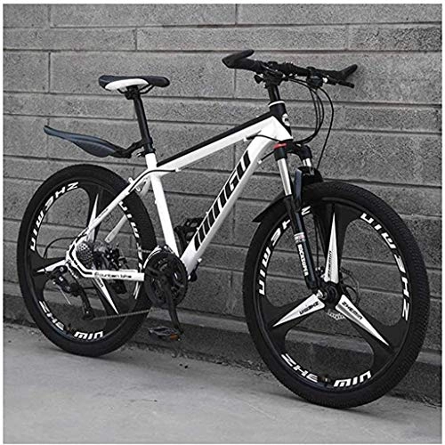 Mountain Bike : HongLianRiven BMX 26 Inch Men's Mountain Bikes, High-carbon Steel Hardtail Mountain Bike, Mountain Bicycle With Front Suspension Adjustable Seat 5-27 (Color : A1, Size : 21 speed)