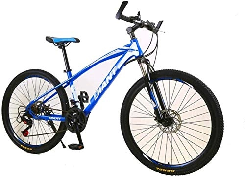 Mountain Bike : HongLianRiven BMX Mountain Bike, Road Bicycle, Hard Tail Bike, 26 / 24 Inch 21 Speed Bike, Adult Student Variable Speed Bike 6-24 (Color : E, Size : 24 inch)