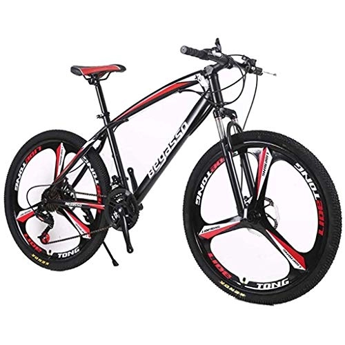 Mountain Bike : HongLianRiven BMX Mountain Bike, Road Bicycle, Hard Tail Bike, 26 / 24 Inch Bike, Variable Speed Bike, Double Shock Absorption Bicycle 6-27 (Color : E, Size : 24 inch)